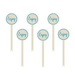 Amscan Cupcake díszítések - kék 12 db
