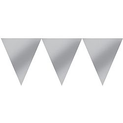 Amscan Ezüst banner 450 cm