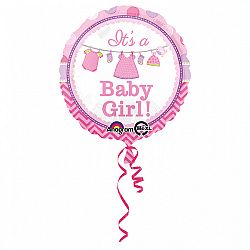 Amscan Fólia lufi - Baby Girl