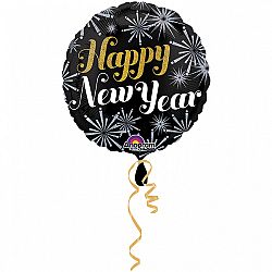 Amscan Happy New Year fólia lufi