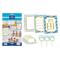 Amscan Papír dekorációk Candy bar - kék