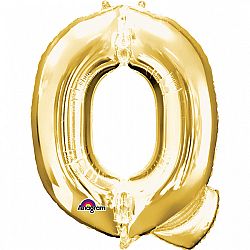 Amscan Q betű fólia lufi 86 cm - arany