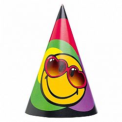 Amscan Smiley csákók 6 db