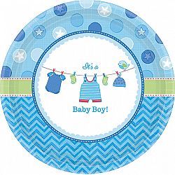 Amscan Tányérok - Baby Boy