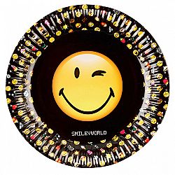 Amscan Tányérok - smiley 8 db