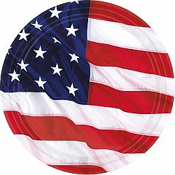Amscan Tányérok - USA 8 db