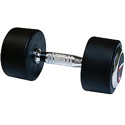 Egykezes gumis súlyzó inSPORTline 27,5 kg