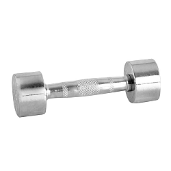 Egykezes krómozott súlyzó 2 kg