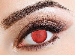 Eyecasions Kontaktlencse - Red Mesh