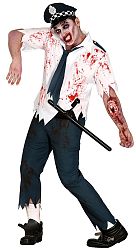 Guirca Jelmez - zombi rendőr Méret - felnőtt: L