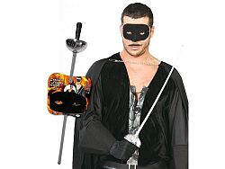 Guirca Zorro maszk és kard 63 cm