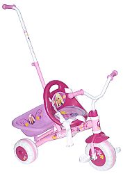 Gyerek tricikli Barbie toló rúddal