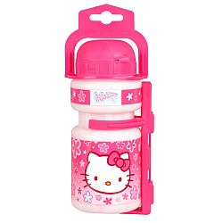 Hello Kitty műanyag palack tartóval