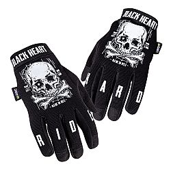 Motoros kesztyű W-TEC Web Skull