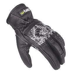 Női bőr motoros kesztyű W-TEC NF-4206