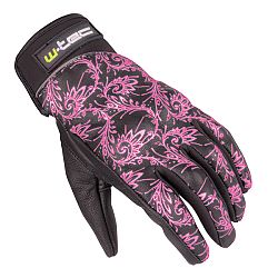 Női bőr motoros kesztyű W-TEC NF-4208