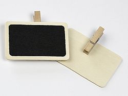 PartyDeco Fa táblák csipesszel 2 db