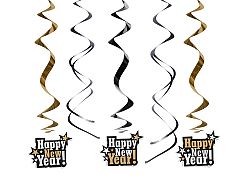 PartyDeco Függő dekoráció - Happy New Year!