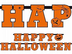 PartyDeco Happy Halloween banner 210 cm