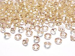PartyDeco Konfetti - arany gyémánt 12 mm