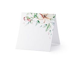 PartyDeco Névtábla - Virág motívval