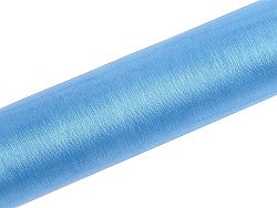 PartyDeco Organza - égszínkék 16cm x 9m