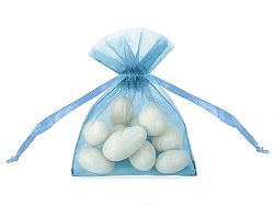 PartyDeco Organza tasak - kék