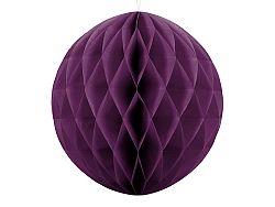 PartyDeco Papír gömb - sötét lila 40 cm