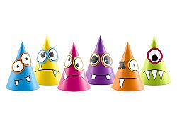 PartyDeco Party csákók - MONSTER 6 db