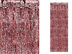 PartyDeco Party függöny - piros 90 x 250 cm