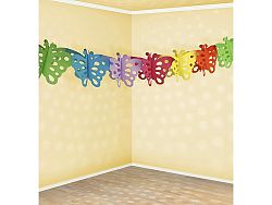 PartyDeco Pillangók girland 3 m