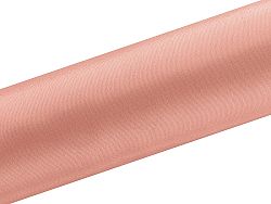 PartyDeco Szatén - korall színű 16 cm x 9 m