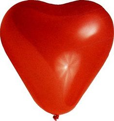 PartyDeco SZÍV lufi 35cm