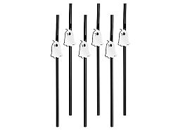 PartyDeco Szívószálak - szellemek 24 cm