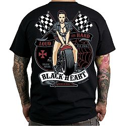 Póló BLACK HEART Loud and Hard