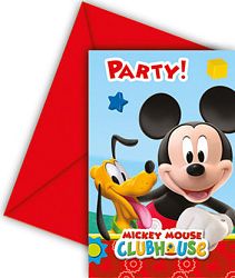 Procos Meghívók - Mickey Mouse 6 db