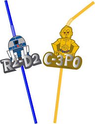 Procos Star Wars szívószálak 6 db