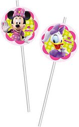 Procos Szívószálak - Minnie motívummal 6 db