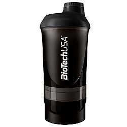 Shaker Wave+ fekete füst 600ml (+200 +150)