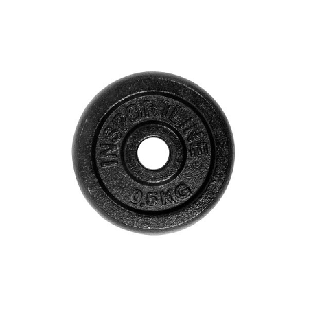 Acél súlyzótárcsa inSPORTline 0,5 kg