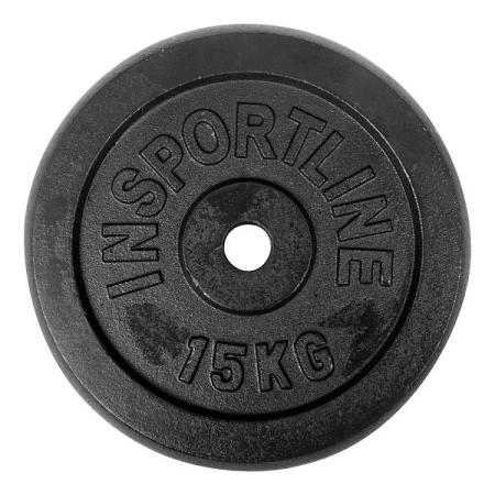 Acél súlyzótárcsa inSPORTline 15 kg