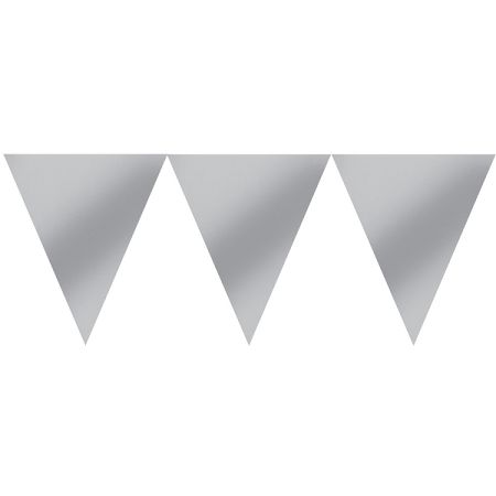 Amscan Ezüst banner 450 cm