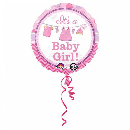 Amscan Fólia lufi - Baby Girl