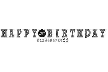Amscan Jumbo banner Happy Birthday