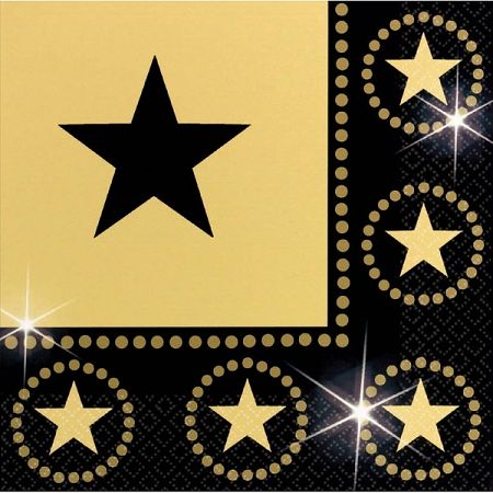Amscan Szalvéták - Hollywood 16 db