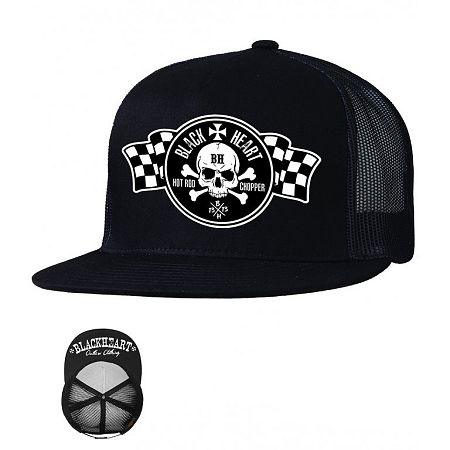 Baseball sapka BLACK HEART Flag Trucker