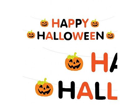 Guirca Girlanda - Happy Halloween Tökök