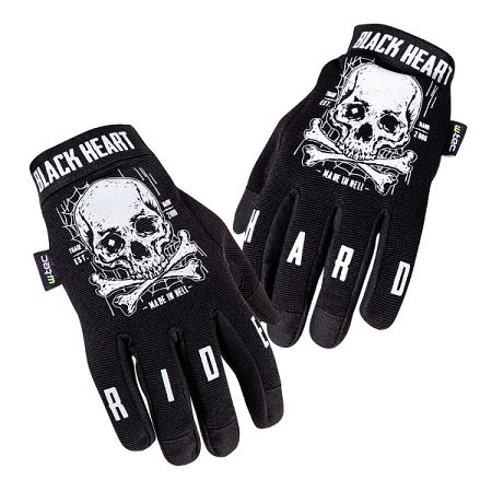 Motoros kesztyű W-TEC Web Skull