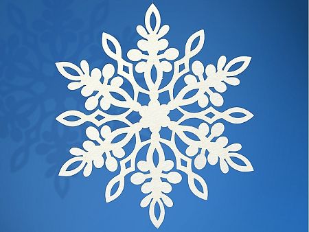 PartyDeco Függő dekoráció - hópehely