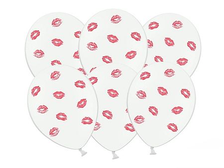 PartyDeco Latex lufi ajaklenyomatokkal
